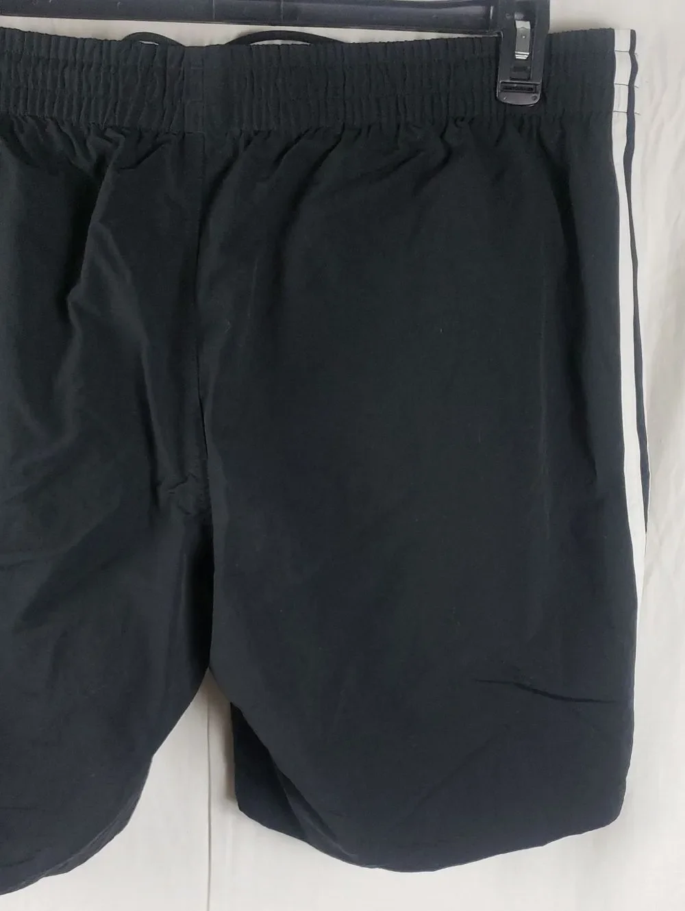 Adidas Men's 2XL Black 3 Stripes Swim Shorts